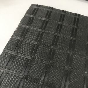 Geogrid gwydr ffibr gyda Nonwoven